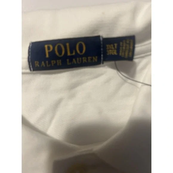 Polo Ralph Lauren Mens White Big Pony #3 Short Sleeve Shirt 2XLT - Picture 4 of 8